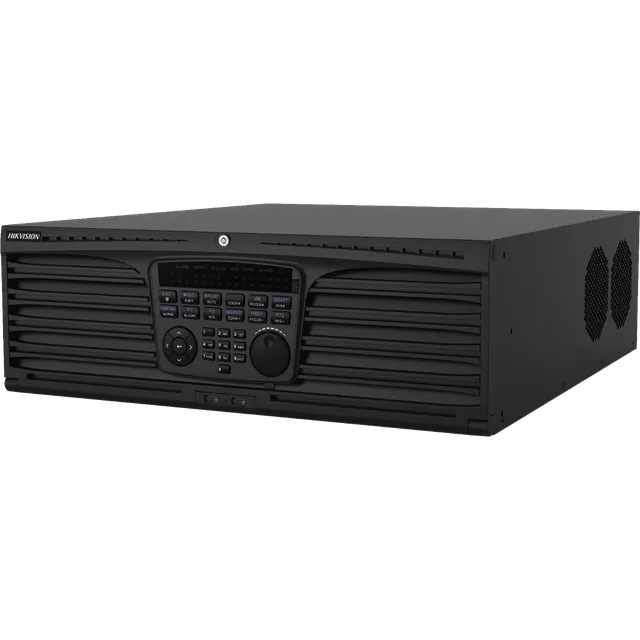 Hikvision 4K IP recorder 32 channels, 12MP, RAID, 2 HDMI, 2 VGA, 16 HDD