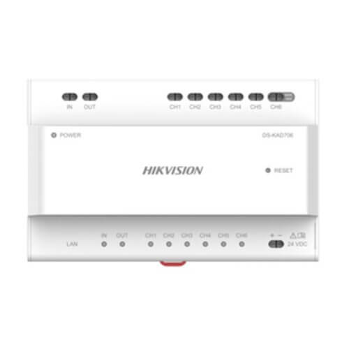 Intercom Switch DS-KAD706-S 2-wire White
