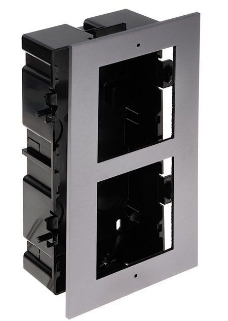 Frame for Intercom DS-KD-ACF2/S 2-Gang Junction Box Stainless Steel