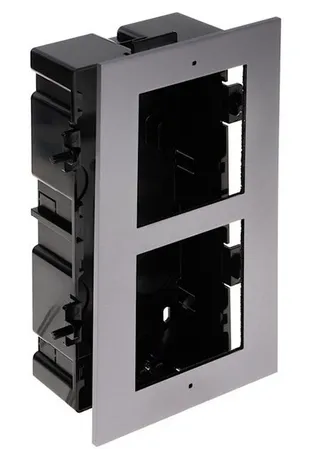 Frame for Intercom DS-KD-ACF2/S 2-Gang Junction Box Stainless Steel