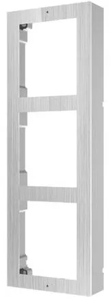 Surface-mount Frame for Intercom DS-KD-ACW3/S 3-Module Stainless Steel