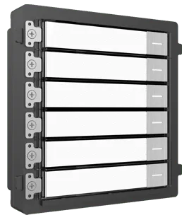Hikvision module IP intercom system 6 call button, stainless steel | cameraworld.eu Hikvision module IP intercom system 6 call button, stainless steel