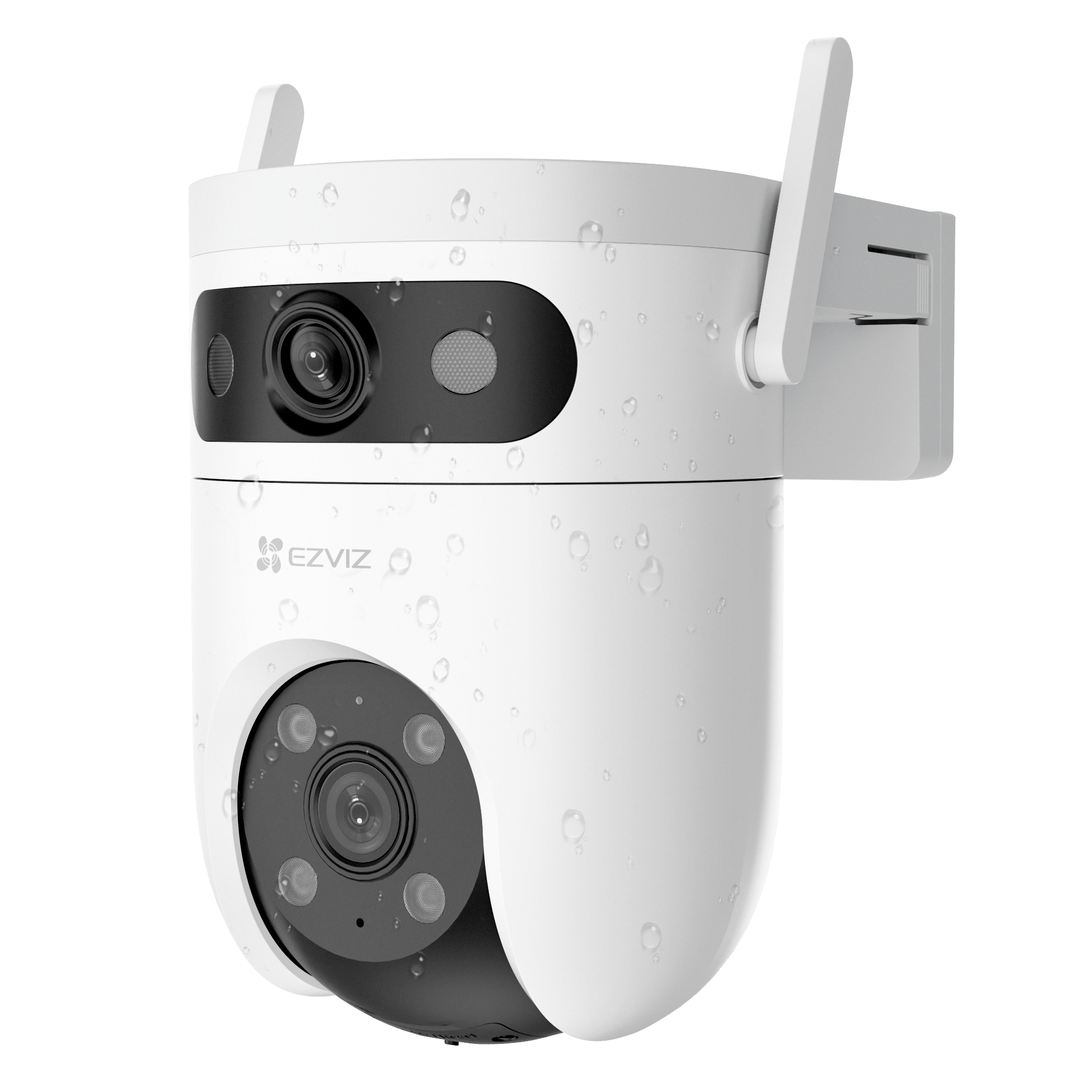 EZVIZ H9C 5MP+5MP 4G+WiFi kaksoislinssinen kääntyvä ja kallistuva kamera (verkkovirtakäyttöinen)