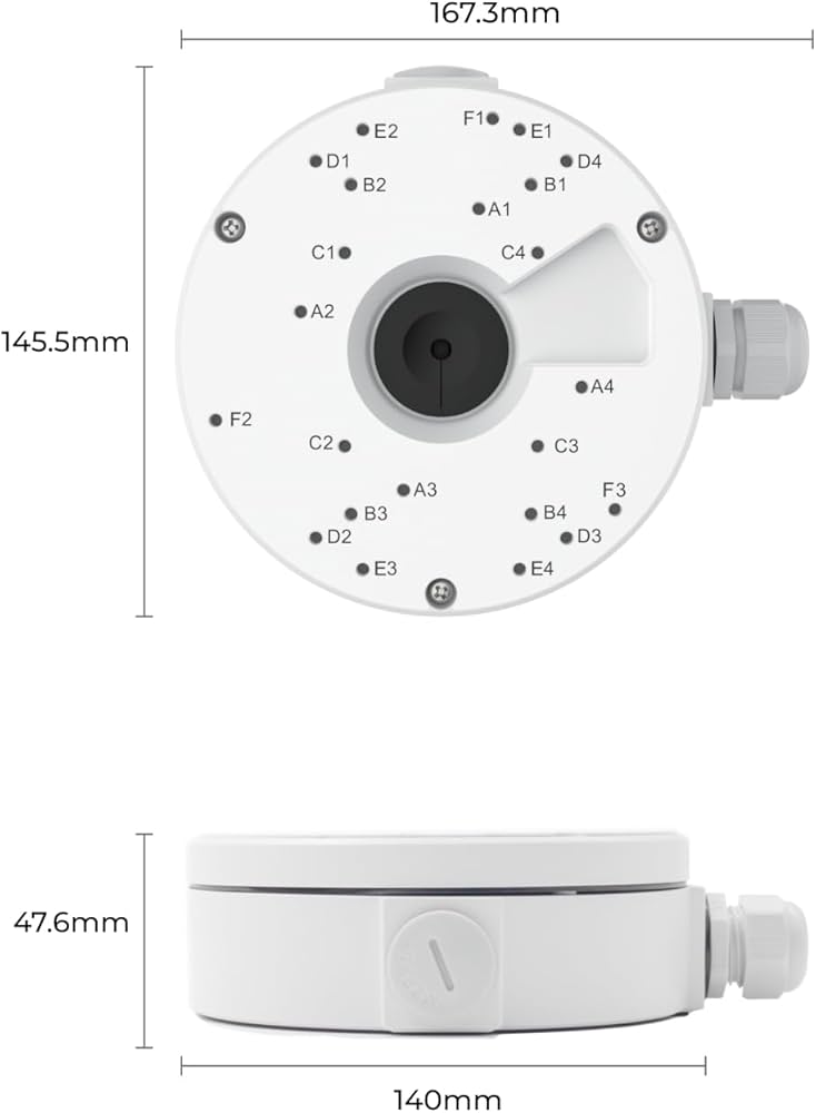 Reolink D20 junction box for dome cameras