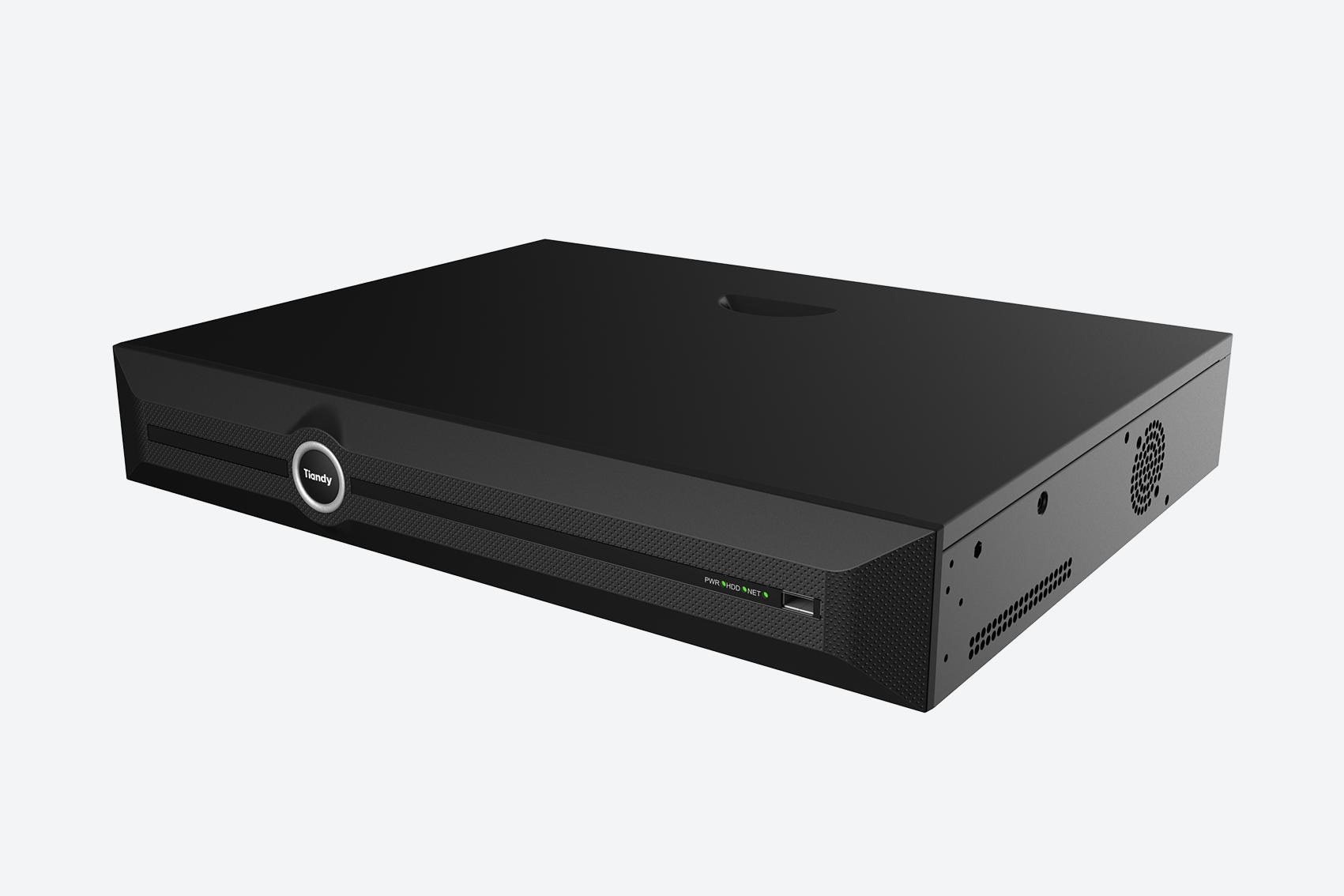Tiandy TC-R3440 416HB 40-Channel 4K PoE AI NVR, 4× HDD, 16 PoE ports