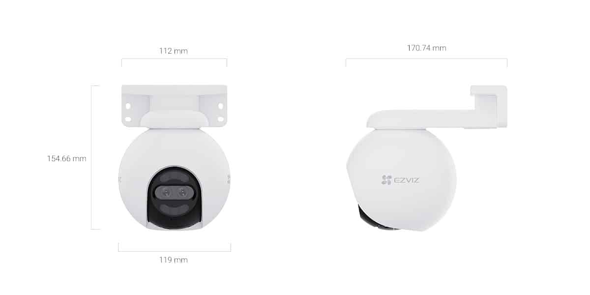 EZVIZ H80x 8MP+2MP Dual-Lens Pan/Tilt Camera