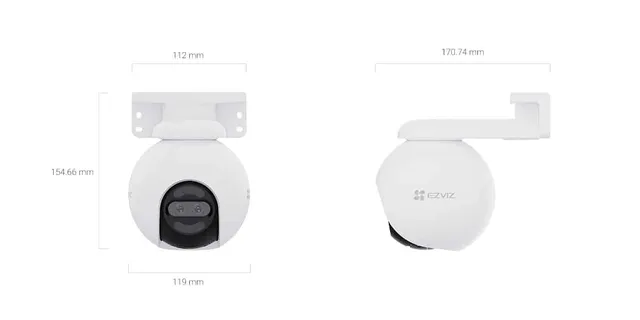EZVIZ H80x 8MP+2MP Dual-Lens Pan/Tilt Camera | cameraworld.eu EZVIZ H80x 8MP+2MP Dual-Lens Pan/Tilt Camera