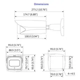 IPC-HFW5442E-ZE Dahua 4MP IP bullet camera 2.7-12mm (2/2)