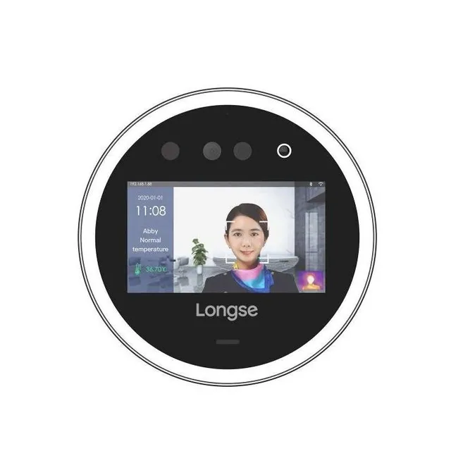 Access control device with face recognition and temperature measurement Longse FK03AYW, 5" screen, WIFI | cameraworld.eu Access control device with face recognition and temperature measurement Longse FK03AYW, 5" screen, WIFI