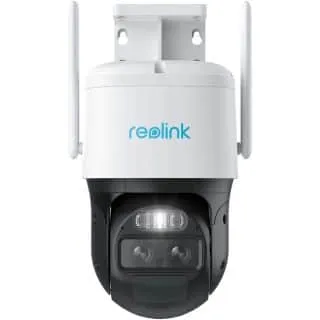 Reolink TrackMix LTE – 4G LTE Dual-Lens Battery Security Camera with Auto-Zoom Tracking