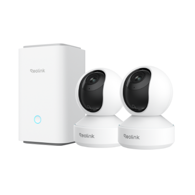 Reolink Home Hub with E1 Zoom – Home Hub without SD Card + 2 cameras (white)