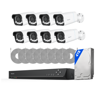 Reolink RLK16-811B8-A 16-Channel PoE 4K Security Camera System with 5X Optical Zoom