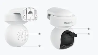 Reolink E1 Outdoor CX – ColorX 2K PT Wi-Fi Camera with True Full-Color Night Vision