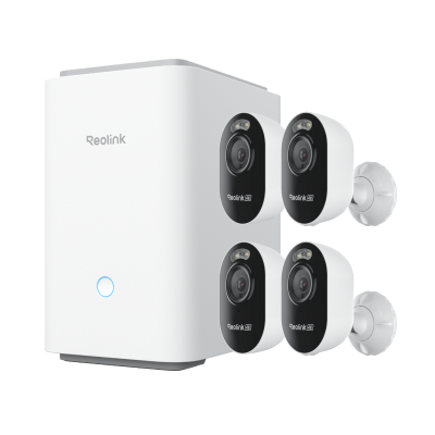 Reolink Home Hub Pro with Lumus Pro – 4 camera kit