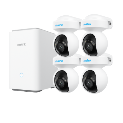 Reolink Home Hub Pro with E1 Outdoor Pro – 4 camera kit