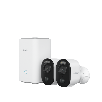 Reolink Home Hub with Argus 3 Ultra – Home Hub without SD Card + 2 cameras (white)