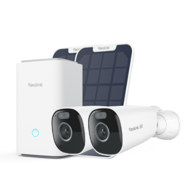 Reolink Home Hub with Argus Eco Ultra – 2 camera kit (without SD Card, white)