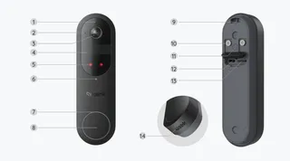 Reolink Video Doorbell (Battery) with Home Hub Mini Kit