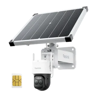 Reolink TrackMix LTE Plus 2 – 2K 4G LTE PTZ Solar/Battery Camera with Always-on-Video