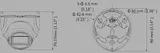 Analog Camera DS-2CE76H8T-ITMF 5MP 2.8mm Dome White (2/2)