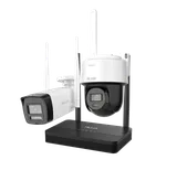 Hikvision Wi-Fi Set DS-J142I/IKS-2044BPH-PH/W 4MP, 1x Bullet + 1x Turret, Weiß (1/4)