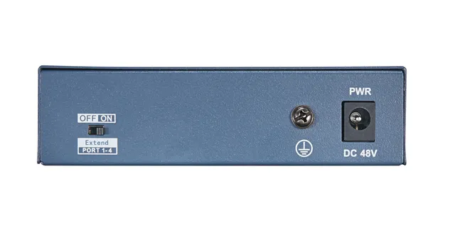 Switch DS-3E0105P-E 4-port 10/100Mbps PoE 60W Unmanaged Desktop | cameraworld.eu Switch DS-3E0105P-E 4-port 10/100Mbps PoE 60W Unmanaged Desktop