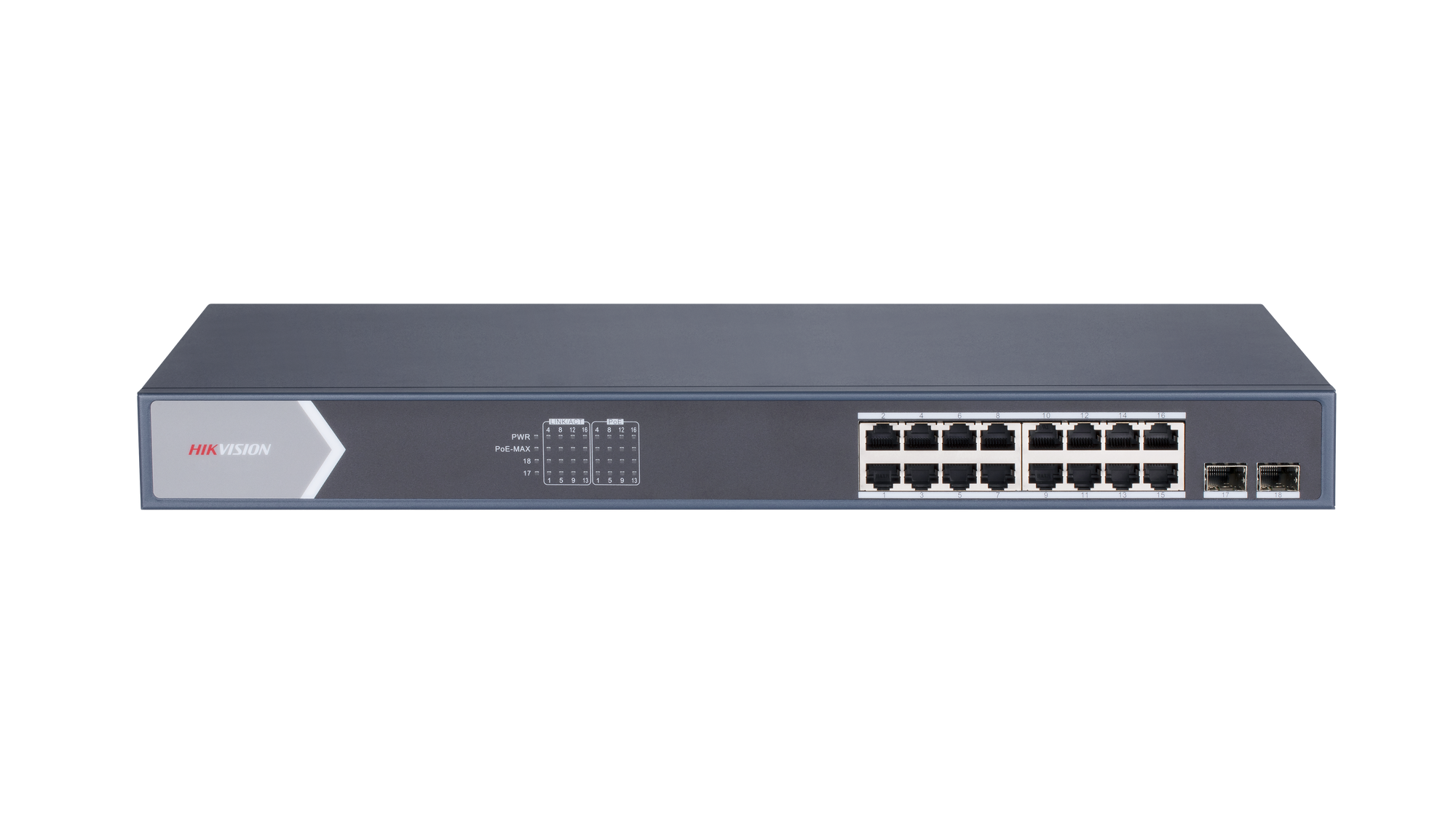 DS-3E1518P-SI 16-Port PoE Switch 1000Mbps