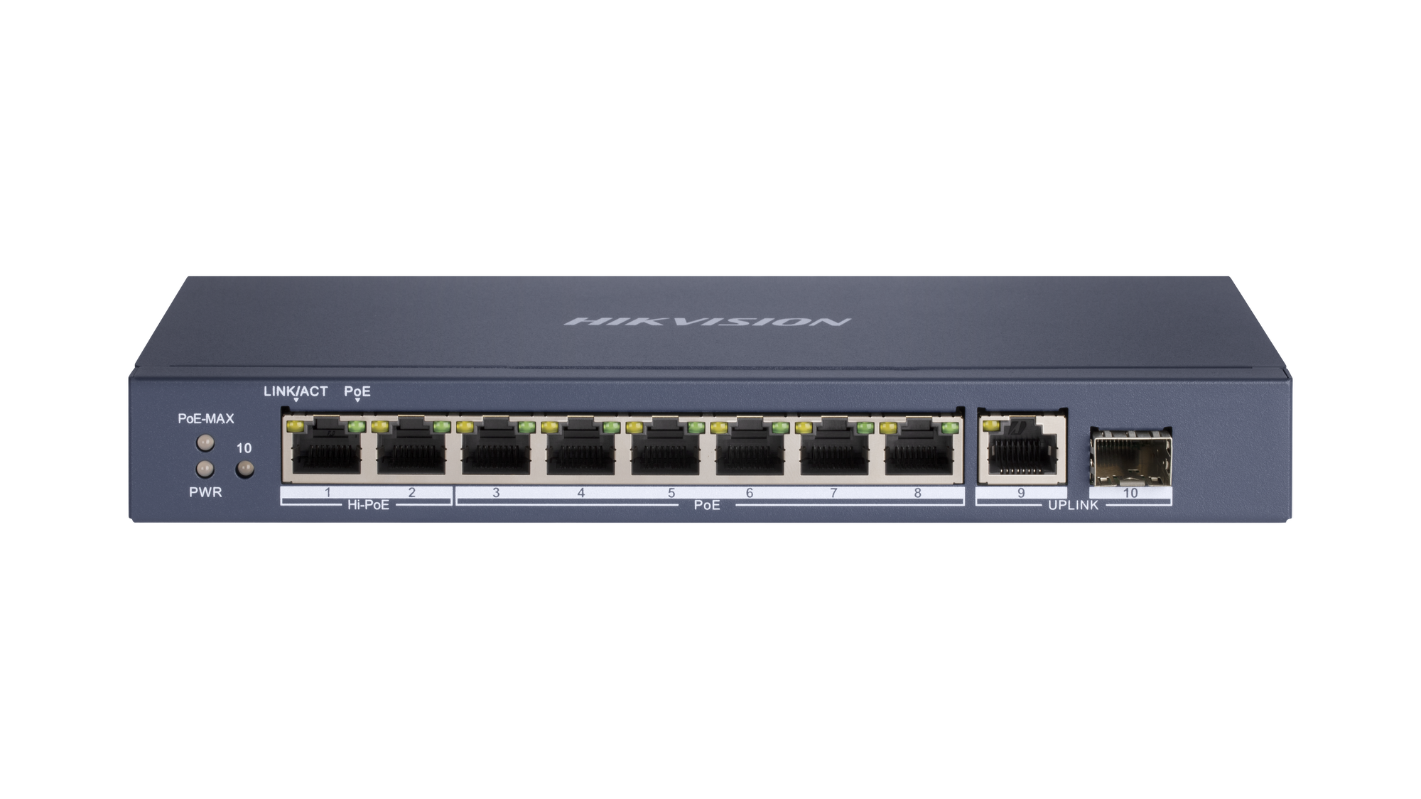 Switch DS-3E0510HP-E 8-port Gigabit PoE