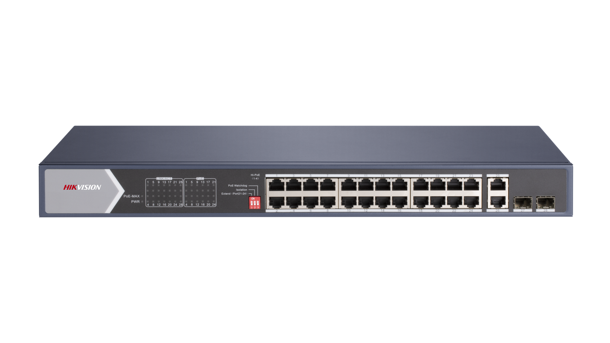 Switch DS-3E0528HP-E 24-Port Gigabit PoE