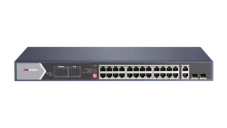 Switch DS-3E0528HP-E 24-Port Gigabit PoE