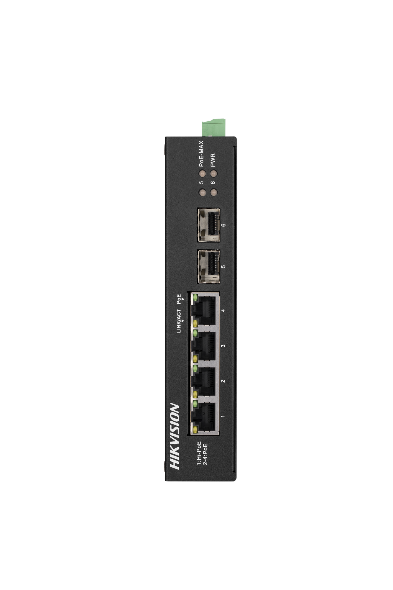 Switch DS-3T0506HP-E/HS POE Industriaal 4 ports