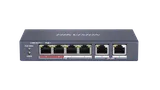 Switch DS-3E0106P-E/M 4 Port Fast Ethernet Unmanaged POE (1/2)