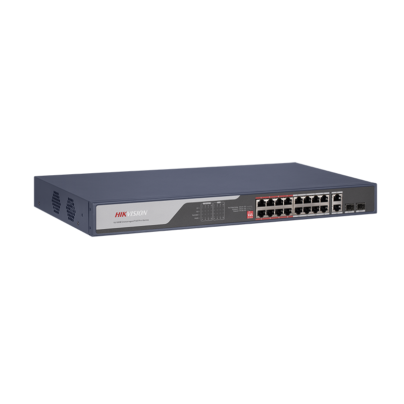 Switch DS-3E0318P-E 16-Port 10/100Mbps PoE