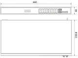 Switch DS-3E1318P-SI 16-port 2x Gigabit (2/2)