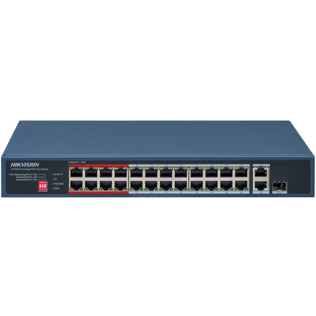 Switch DS-3E0326P-E/M(C) 24-port Gigabit PoE | cameraworld.eu Switch DS-3E0326P-E/M(C) 24-port Gigabit PoE