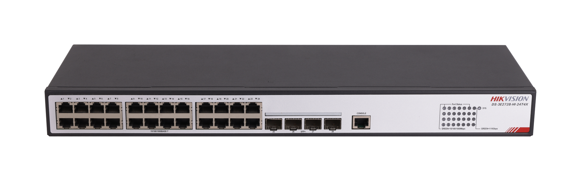 Switch DS-3E2728-HI-24T4X 24 Gigabit RJ45 4 10G SFP Smart L2+