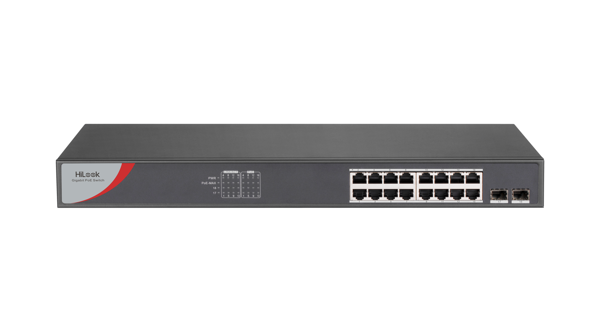 Switch NS-0518P-125 16 ports Gigabit Unmanaged PoE