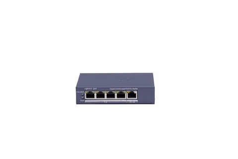 Switch DS-3E0505P-E(B) 4 ports Gigabit Unmanaged PoE