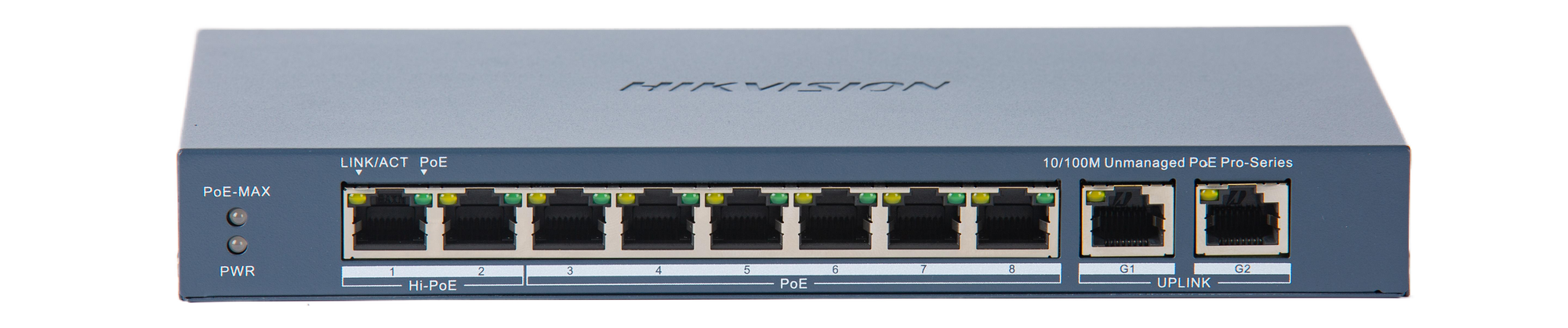 Switch DS-3E0310HP-E(C) 8-port 10/100Mbps PoE 110W Unmanaged Desktop