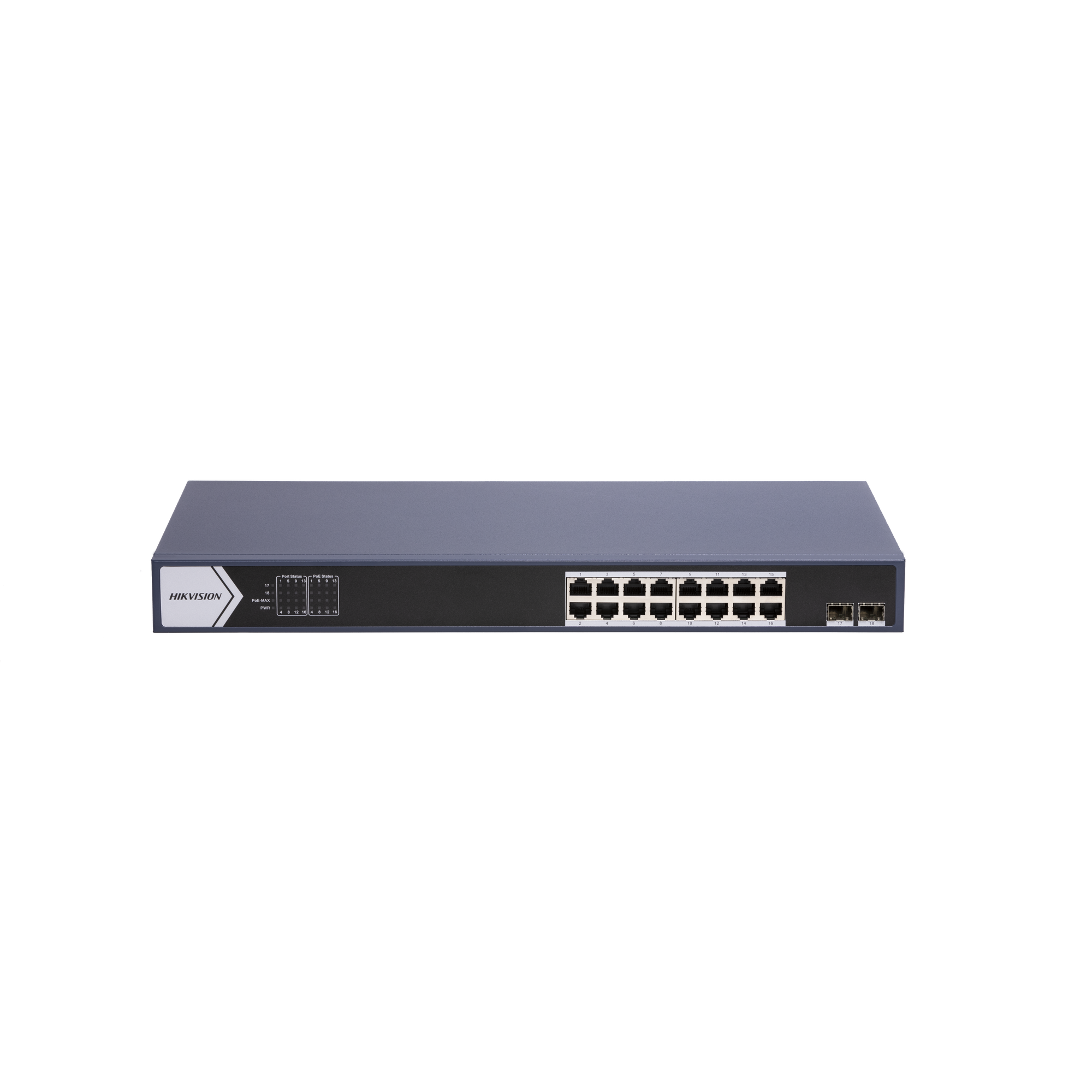 Switch DS-3E0518P-E/M(B) Unmanaged 16 Port Gigabit PoE