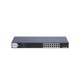 Switch DS-3E0518P-E/M(B) Unmanaged 16 Port Gigabit PoE