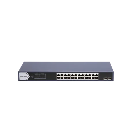 Switch DS-3E0526P-E/M(B) 24-port Unmanaged PoE