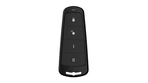 Remote Control DS-PKFS-4(868M) 2-way Wireless 868MHz Black