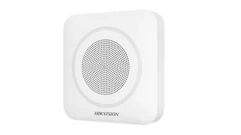 Wireless siren DS-PS1-II-WE indoor red flasher