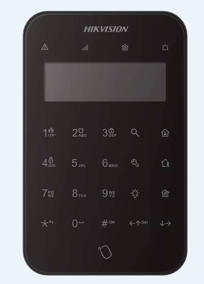 LCD keypad DS-PK1-LT-WE black