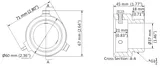 DS-1681ZJ White Mounting Spacer (2/2)