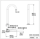 Hikvision DS-1619ZJ(B)-P-Y Gooseneck Mount Grey (2/2)
