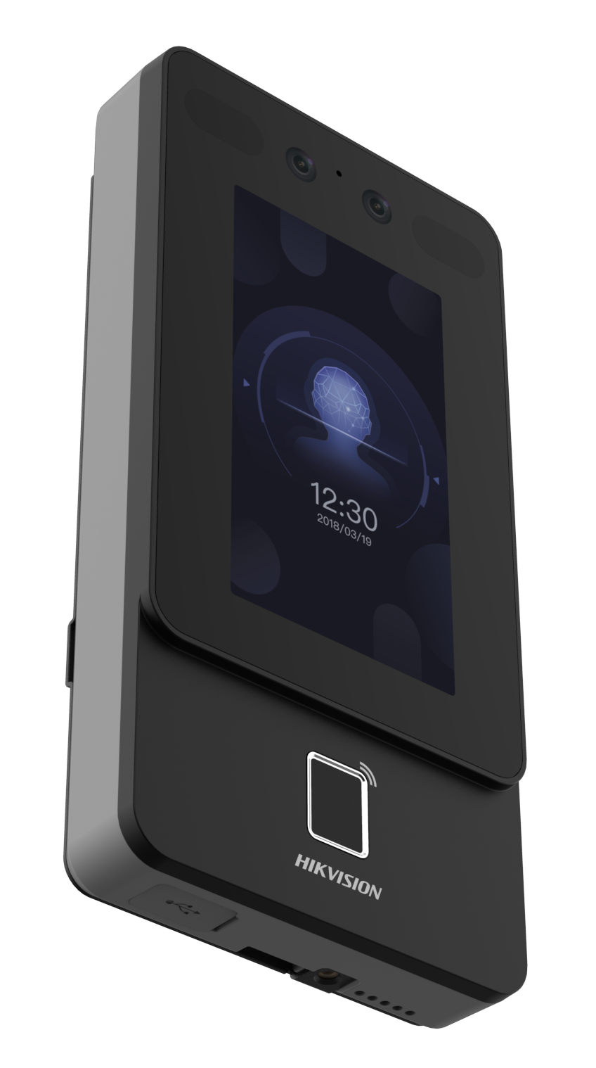 Face Recognition Terminal DS-K1T342EFWX-E1 4.3″ LCD 2MP EM reader black