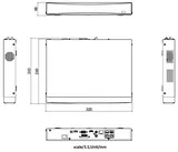 NVR recorder DS-7604NXI-K1/4P(D) 4 channels PoE 1xHDD AcuSense (2/3)