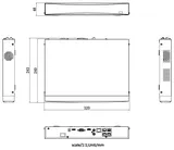 NVR recorder DS-7604NXI-K1/4P(D) 4 channels PoE 1xHDD AcuSense (3/3)